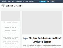 Tablet Screenshot of newschief.com